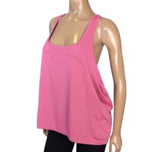 Lululemon Swiftly Tech Racerback Tank Top Hip Length Pink Yoga Gym Plus Size 20